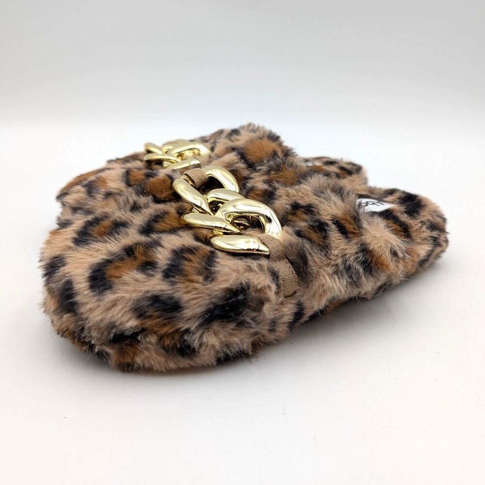 Abound Chain Link Slide Slipper Round Toe Women's Light Brown Size US5-6 EU36.5